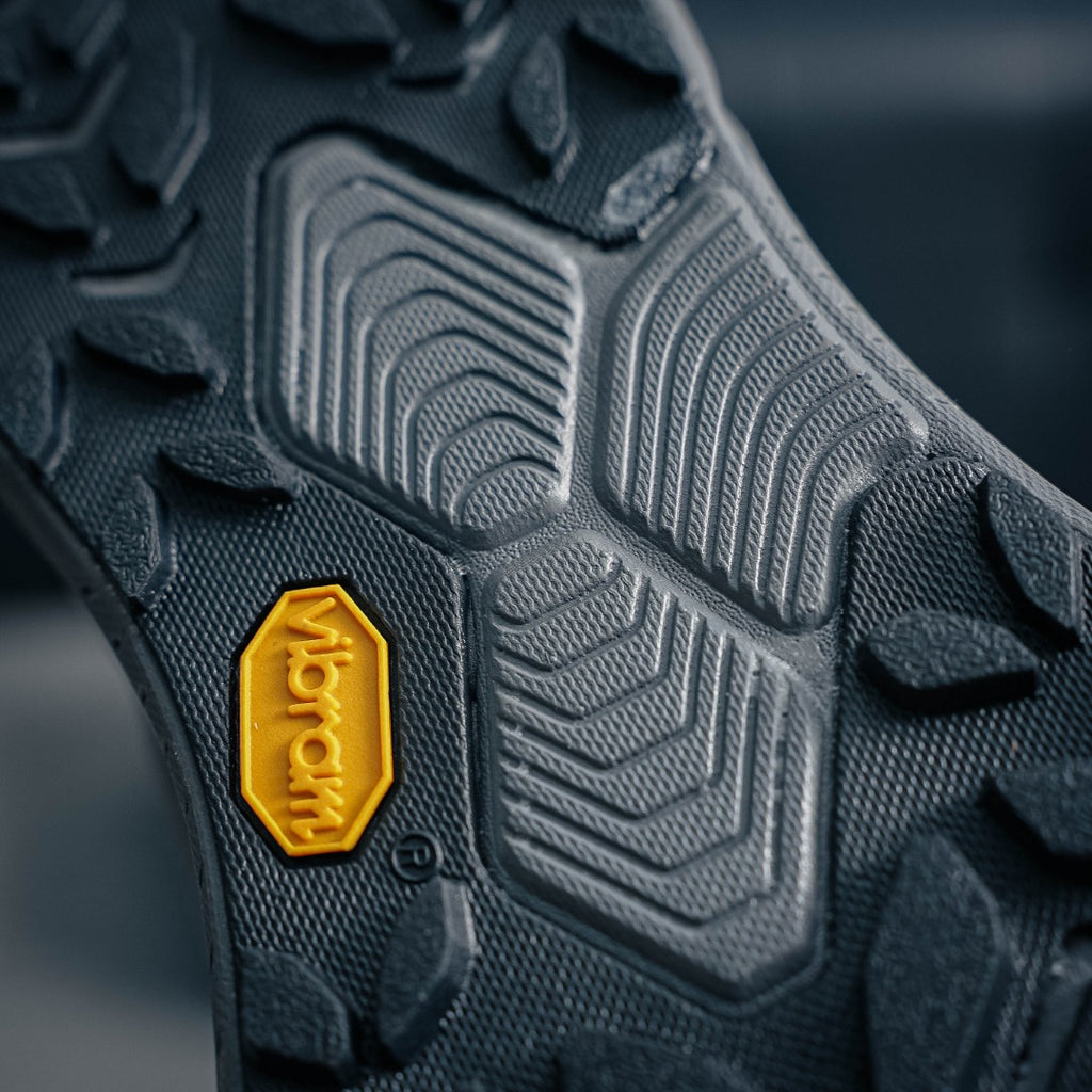 HOKA "Cool Grey" Zip-Up Trail Sneakers