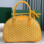 SAINT JEANNE BAG 35 IN YELLOW GOYARDINE CANVAS AND CALFSKIN