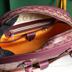 SAINT JEANNE BAG 35 IN CANNON PINK GOYARDINE CANVAS AND CALFSKIN