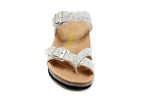 Birkenstock Mayari Sandal White Marble Print