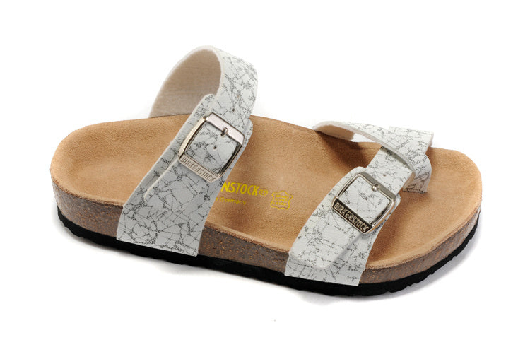Birkenstock Mayari Sandal White Marble Print