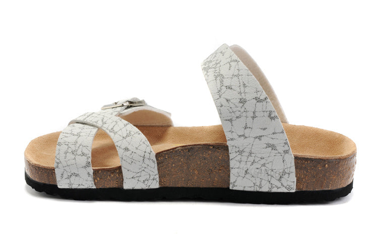 Birkenstock Mayari Sandal White Marble Print