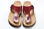BIRKENSTOCK Gizeh Smooth Leather Bordeaux / Burgundy Red
