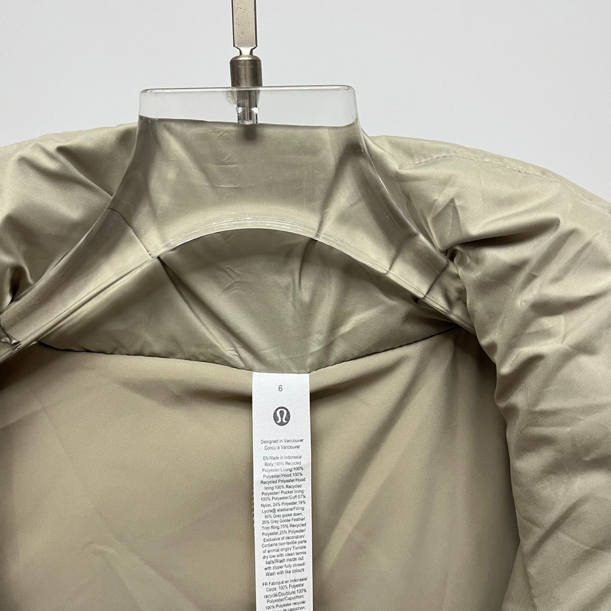 lululemon Women's Wunder Puff Water-Repellent Cropped Down Vest in Trench