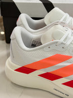 adidas Adizero Evo SL Running Shoes - Cloud White / Lucid Orange