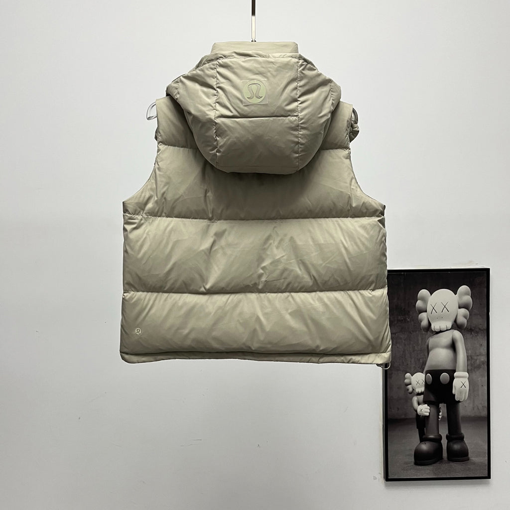 lululemon Women's Wunder Puff Water-Repellent Cropped Down Vest in Trench