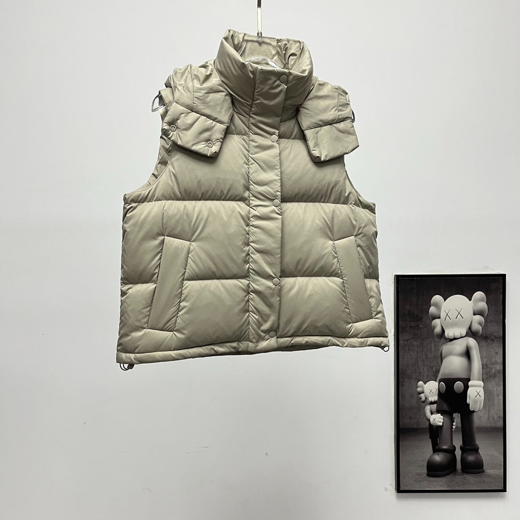 lululemon Women's Wunder Puff Water-Repellent Cropped Down Vest in Trench