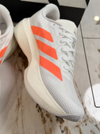 adidas Adizero Evo SL Running Shoes - Cloud White / Lucid Orange