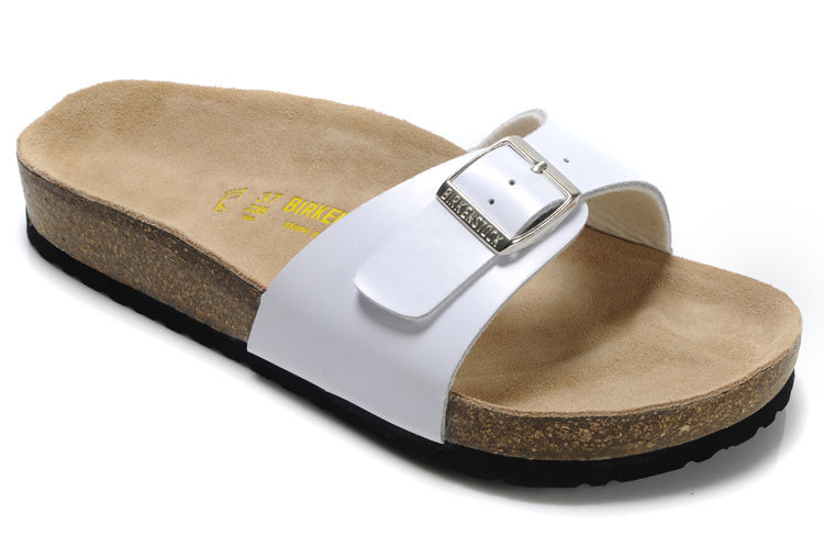 Birkenstock Madrid Slide Sandal White