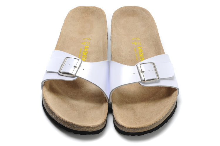 Birkenstock Madrid Slide Sandal White