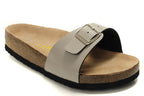 Birkenstock Madrid Slide Sandal Light Gray