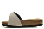 Birkenstock Madrid Slide Sandal Light Gray
