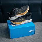 HOKA Mach 6 "Black/Gold" Low-Top Performance Running Sneakers