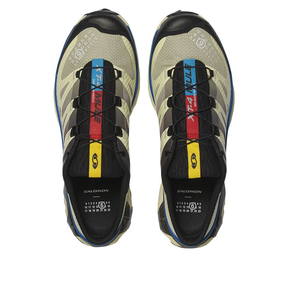 SALOMON x MM6 Maison Margiela XT-4 Mule 'Transparent Yellow Lapis Blu'