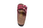 Birkenstock Arizona (Burgundy / Maroon Suede)