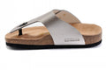 BIRKENSTOCK Gizeh Birko-Flor® Magic Snake Silver (Metallic Crocodile Embossed)