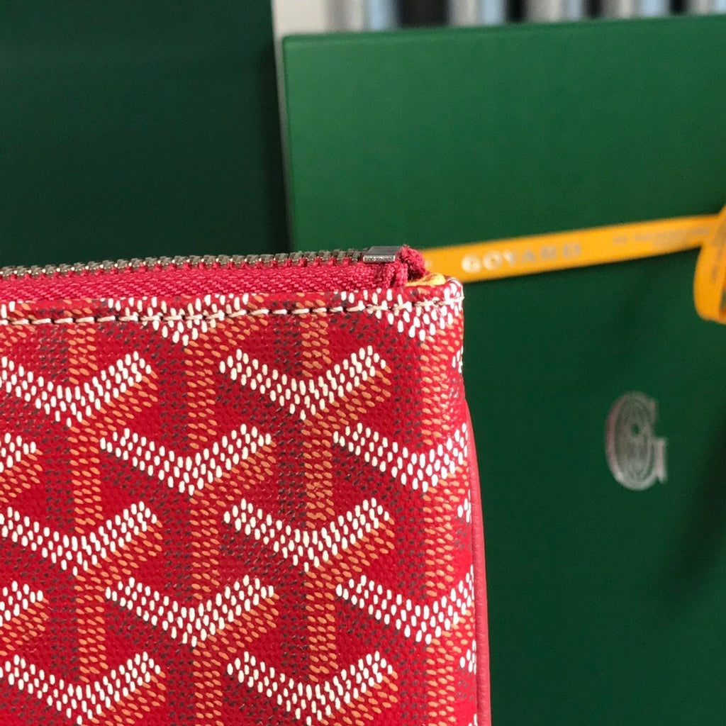 SÉNAT MGM POUCH 40 IN MONZA RED GOYARDINE CANVAS