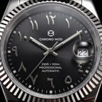 Classic Date – Black Arabic Dial Professional