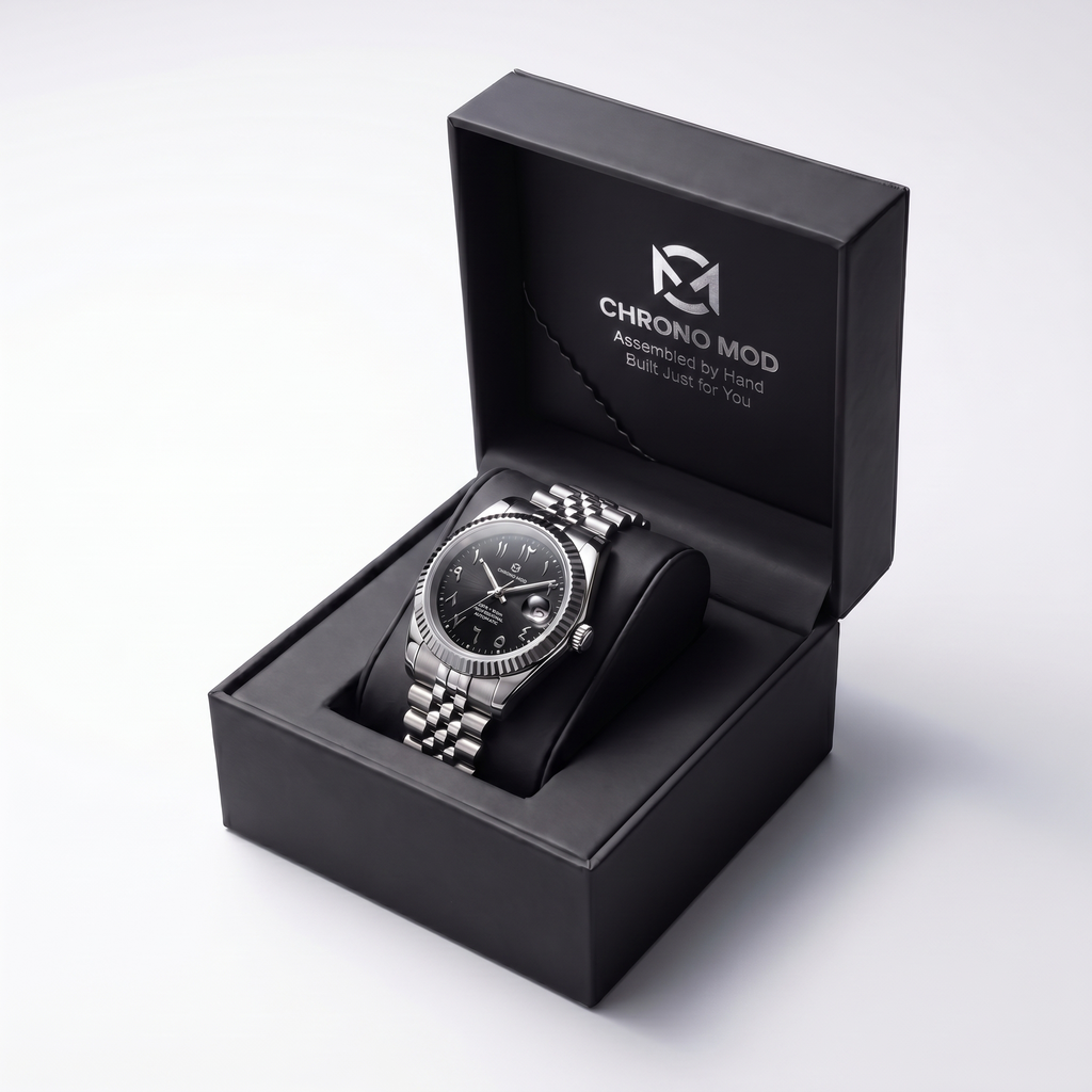 Classic Date – Black Arabic Dial Professional