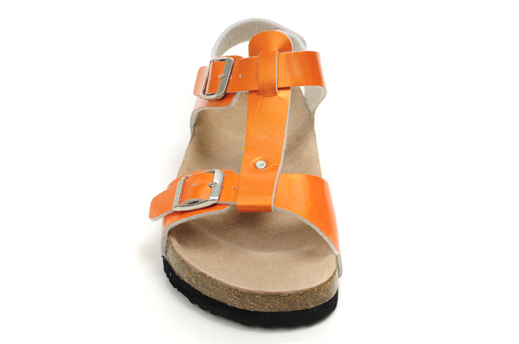 Birkenstock Lindan Sandal Orange Patent