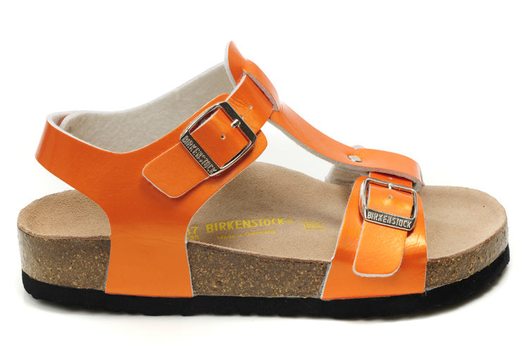 Birkenstock Lindan Sandal Orange Patent