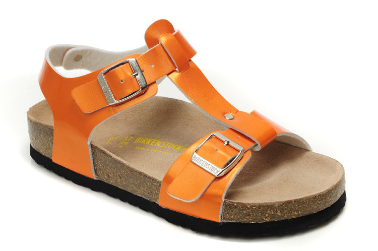 Birkenstock Lindan Sandal Orange Patent