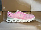 On Cloud X 4 Women's Running Shoes Pink Breathable Lightweight Athletic Sneakers