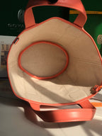 SMALL BELHARRA 24 IN PINK GOYARDINE CANVAS AND LAMBSKIN
