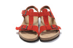Birkenstock Lindan Sandal Red Suede