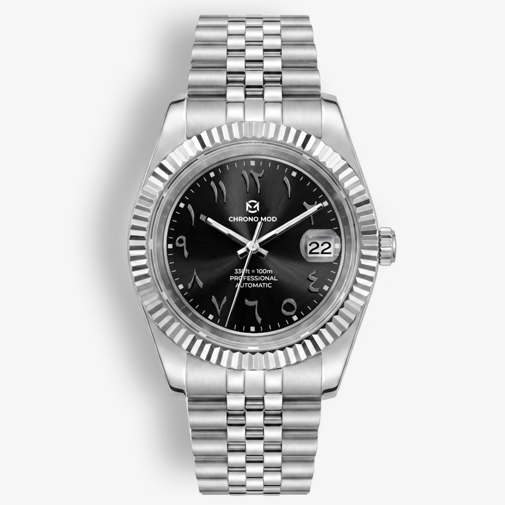 Classic Date – Black Arabic Dial Professional