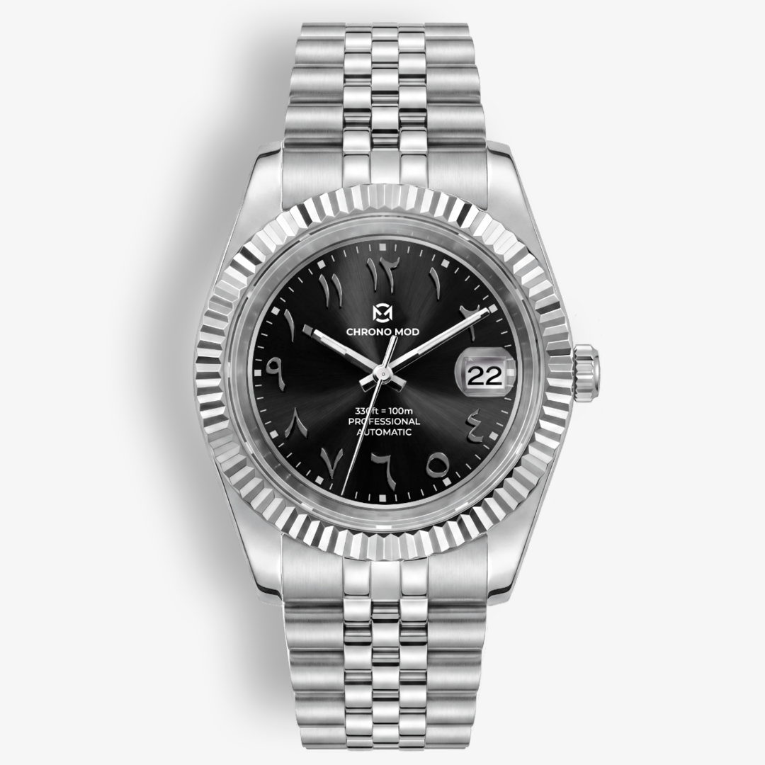 Classic Date – Black Arabic Dial Professional