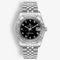 Classic Date – Black Oyster Gem Dial