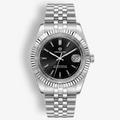 Classic Date – Black Sunburst Dial