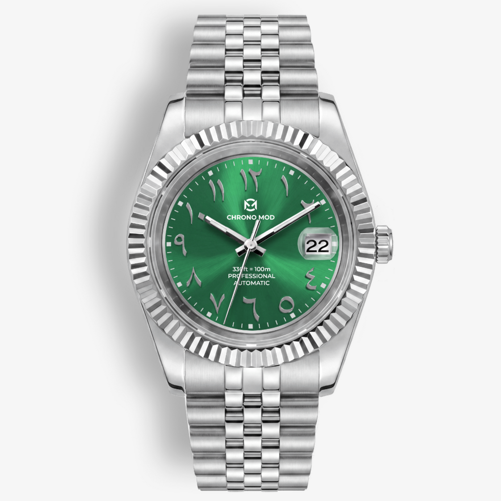 Classic Date – Green Arabic Dial Professional