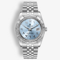 Classic Date – Light Blue Arabic Dial Chronometer
