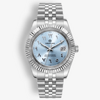 Classic Date – Light Blue Arabic Dial Chronometer
