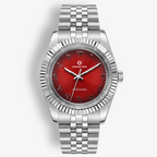 Classic Date – Red Arabic Dial