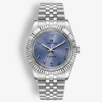 Classic Date – Sky Blue Arabic Dial