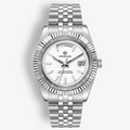 Classic Date – White Day-Date Sunburst