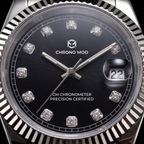 Classic Date – Black Oyster Gem Dial