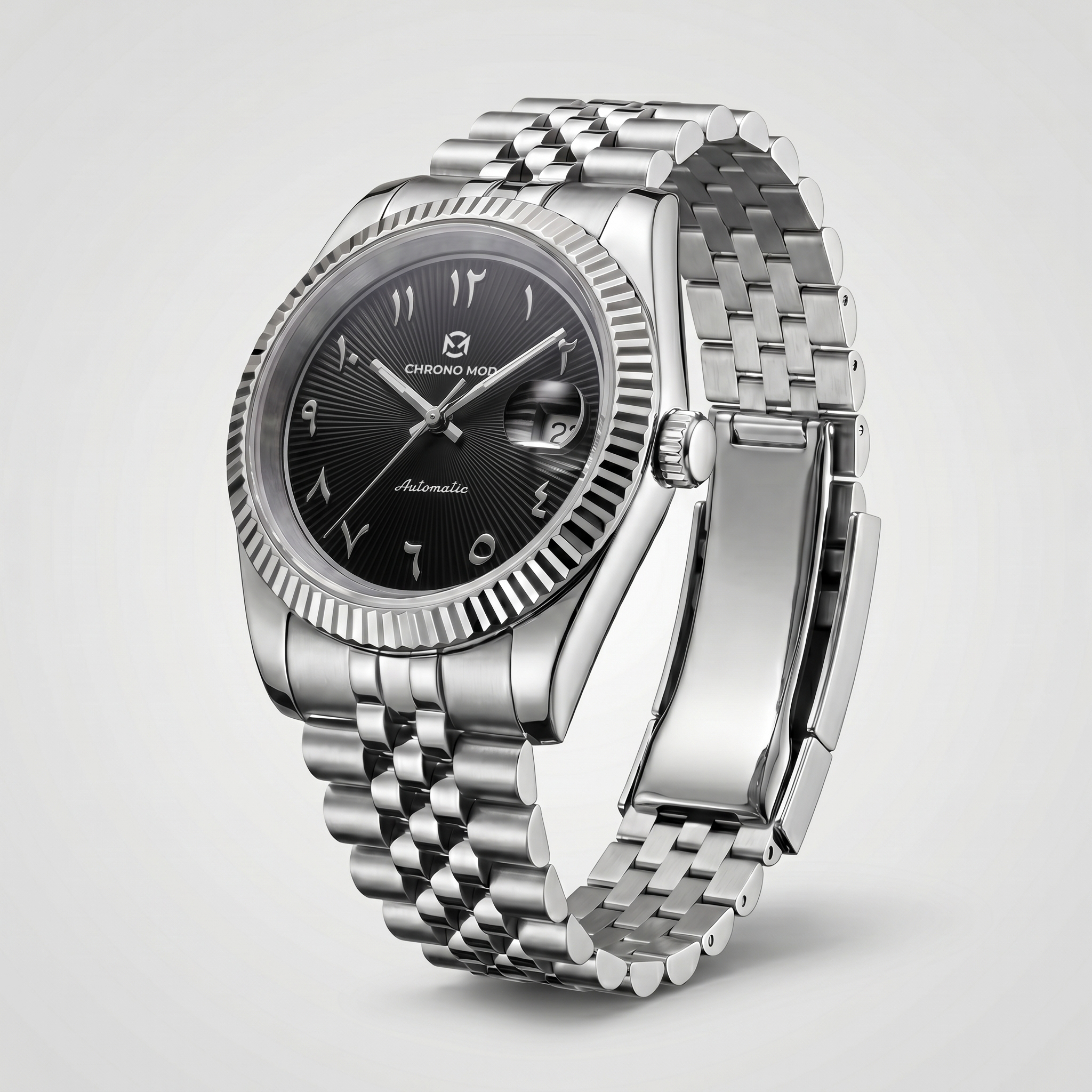 Classic Date – Black Arabic Dial
