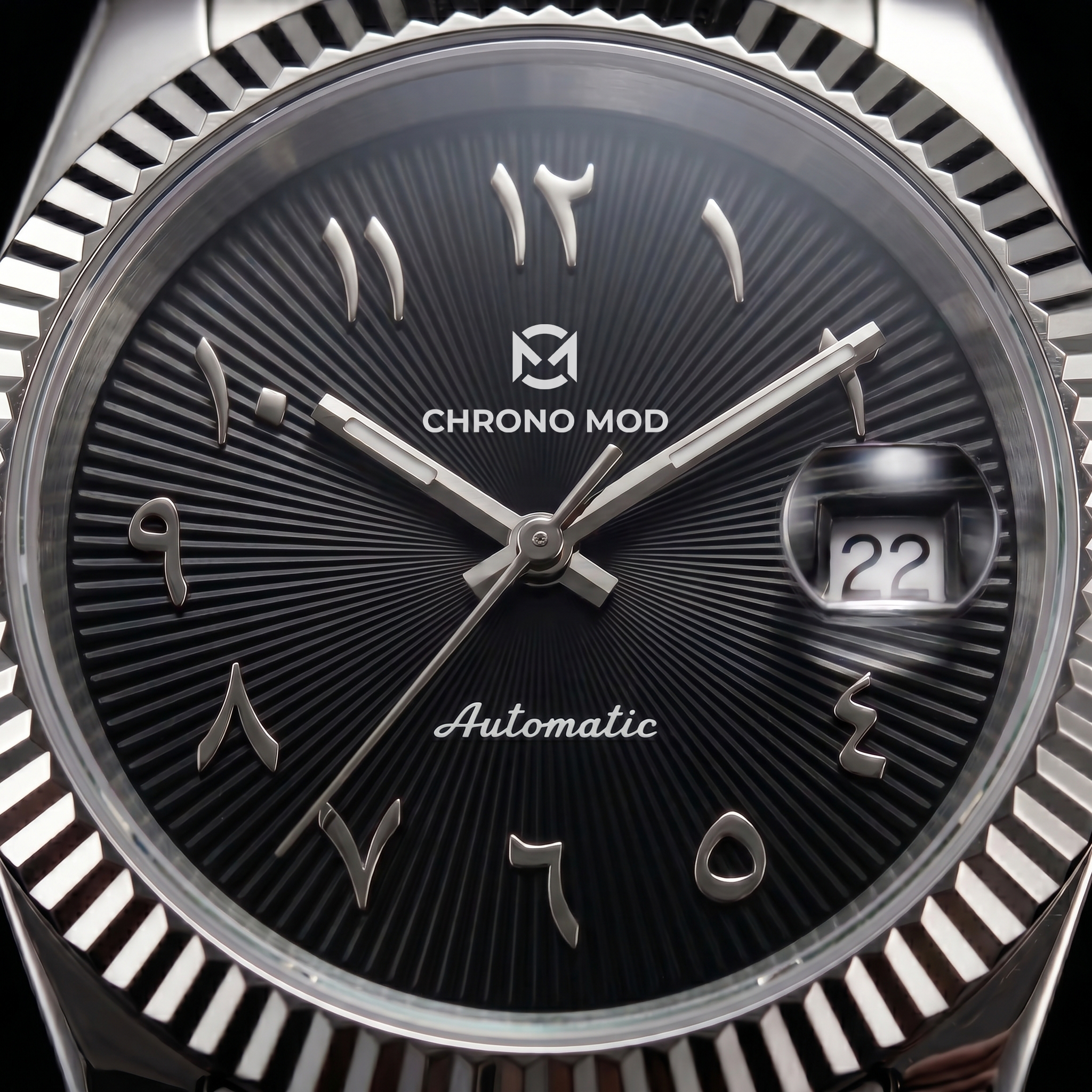 Classic Date – Black Arabic Dial