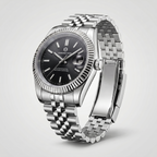 Classic Date – Black Sunburst Dial
