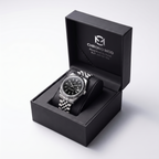 Classic Date – Black Sunburst Dial