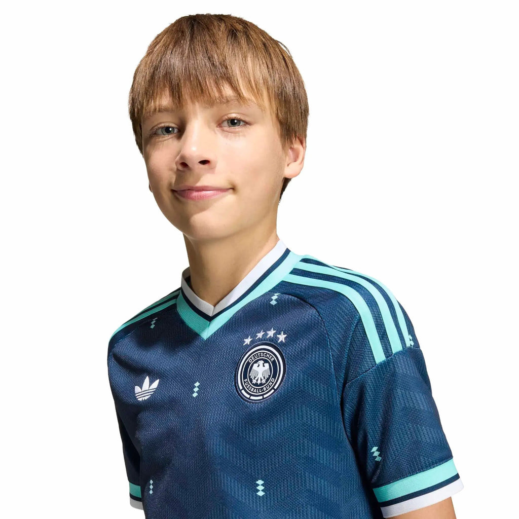 adidas 2026 Germany Youth Stadium Away Soccer Jersey (Custom)