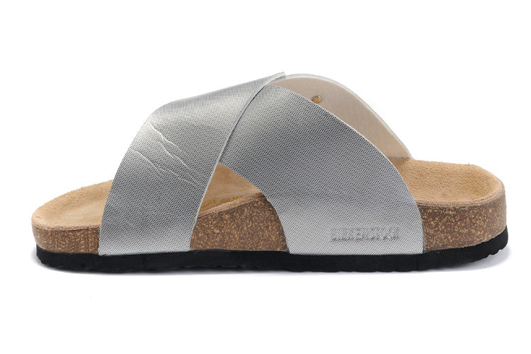 Birkenstock Siena Sandal Silver Textured