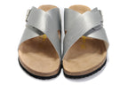 Birkenstock Siena Sandal Silver Textured