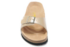 Birkenstock Madrid Slide Sandal Light Gold