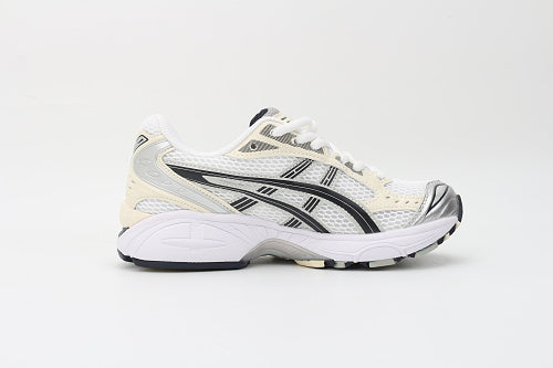 ASICS Women's GEL-Kayano 14 "White / Midnight" (Cream Navy Edition)