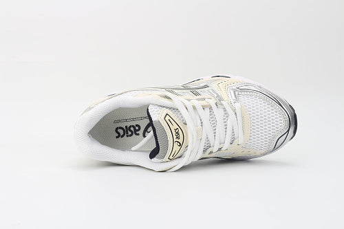 ASICS Women's GEL-Kayano 14 "White / Midnight" (Cream Navy Edition)
